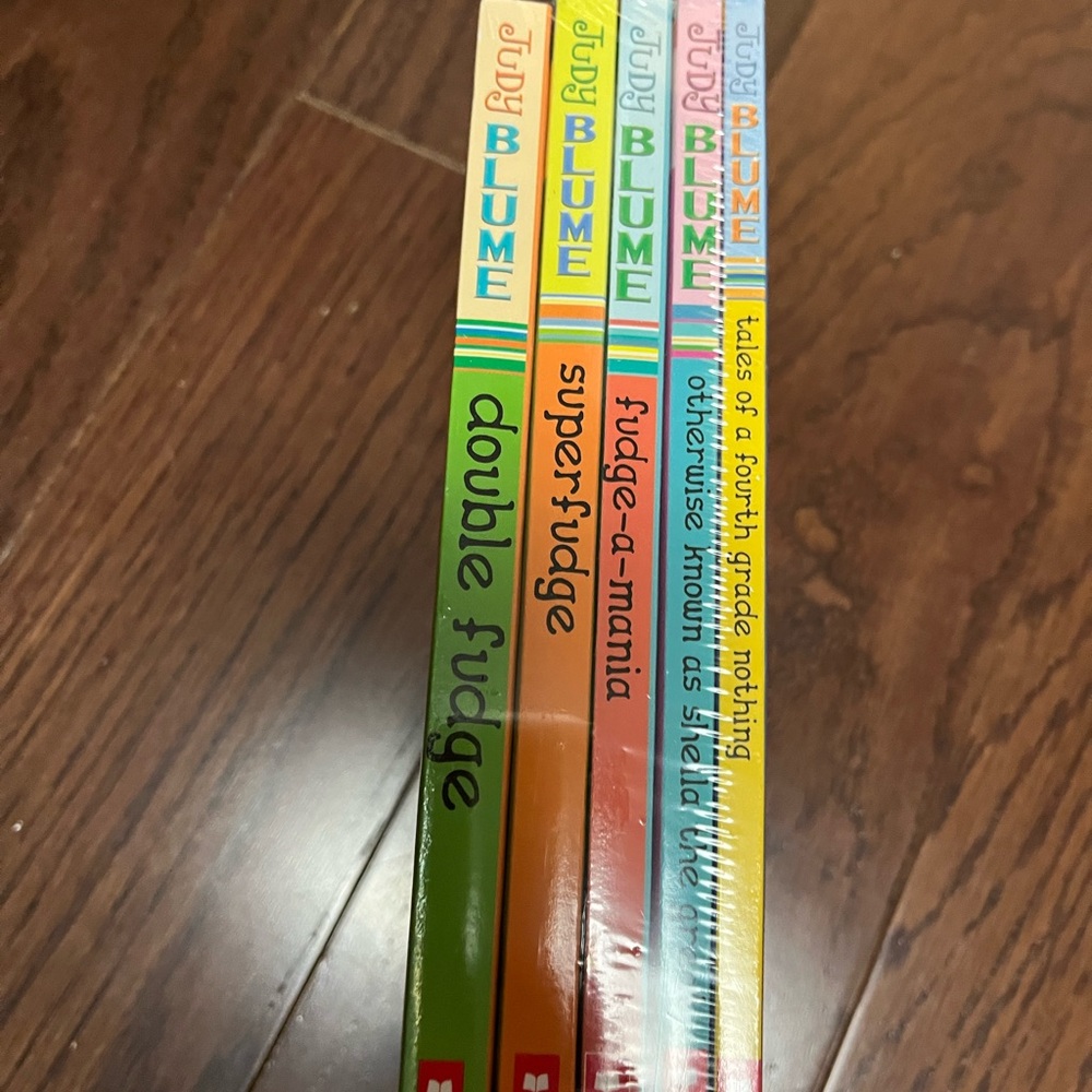 Judy Blume Book Set with Colorful Spines